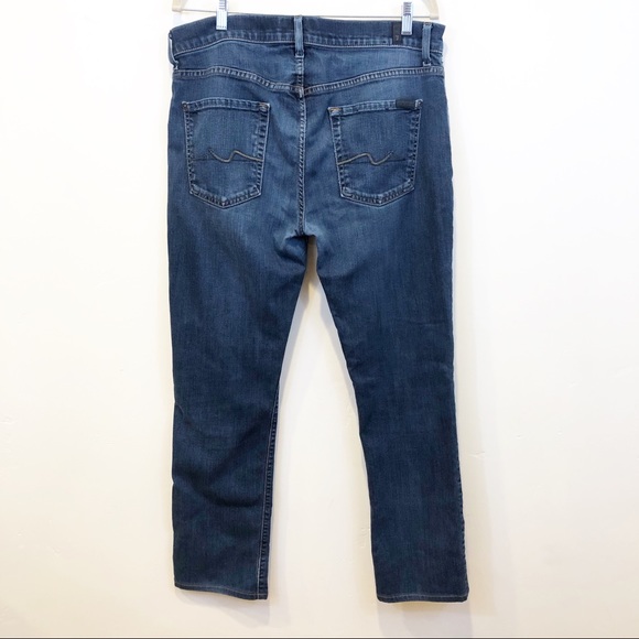 7FAM Men’s The Straight Jeans Size 34, Inseam 30 - Picture 3 of 8